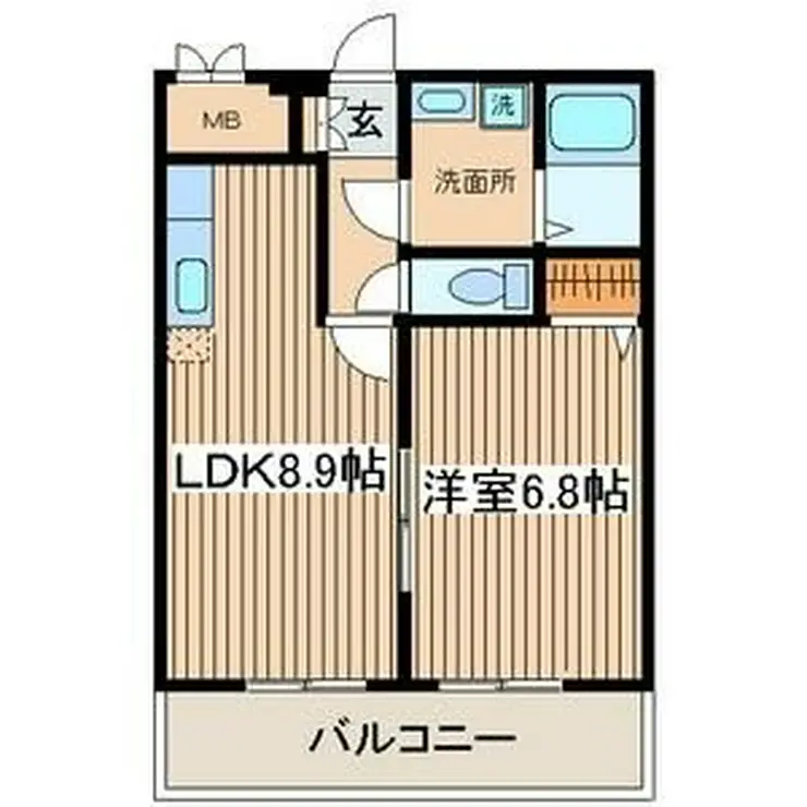 ヴィラ・フロレスタ 1階階 間取り