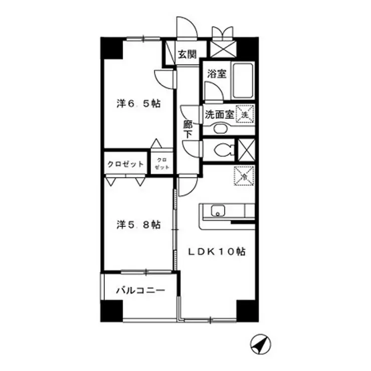 ブリランテ 3階階 間取り