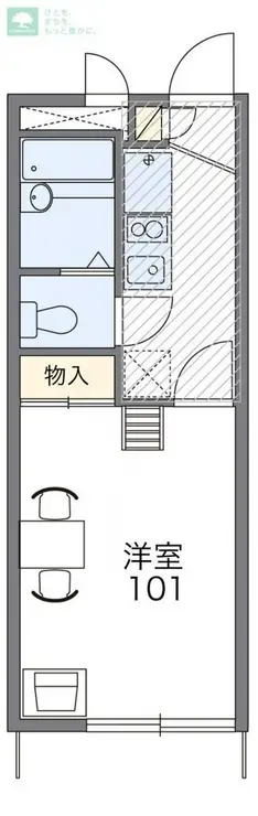 レオパレスボルツアーノ 2階階 間取り