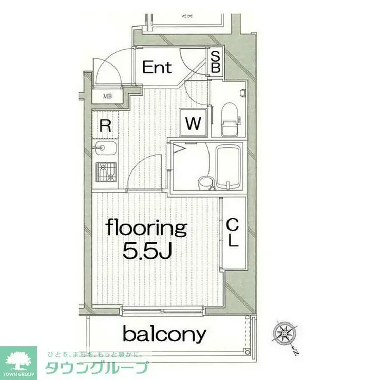 グランヴァン東池袋II 5階階 間取り