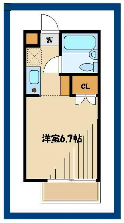 メゾン・ド・調布 1階階 間取り