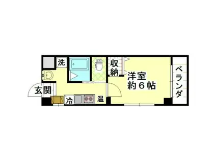 みおつくし堂島II(1K/2階)の間取り写真