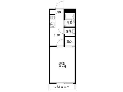 ANNY&EMY(1K/3階)の間取り写真