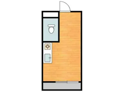 AINA井の頭(ワンルーム/2階)の間取り写真