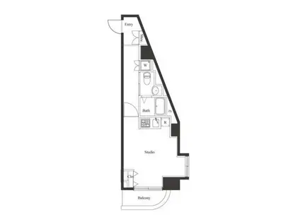 クレアシオン目白通(ワンルーム/4階)の間取り写真