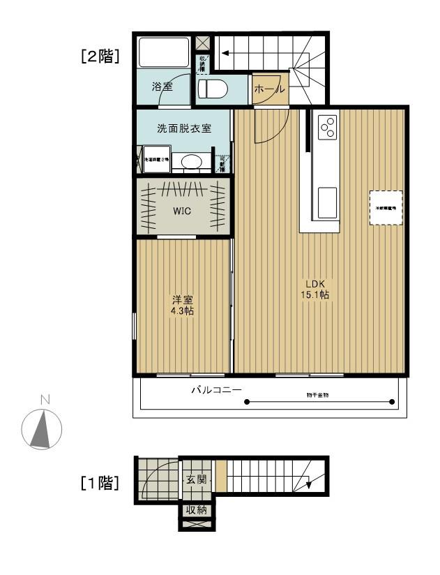 SHARAPOVAS HOUSE(1LDK/2階)の間取り写真