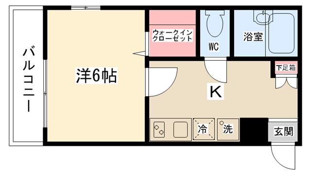 エンシェントアビス(1K/3階)の間取り写真