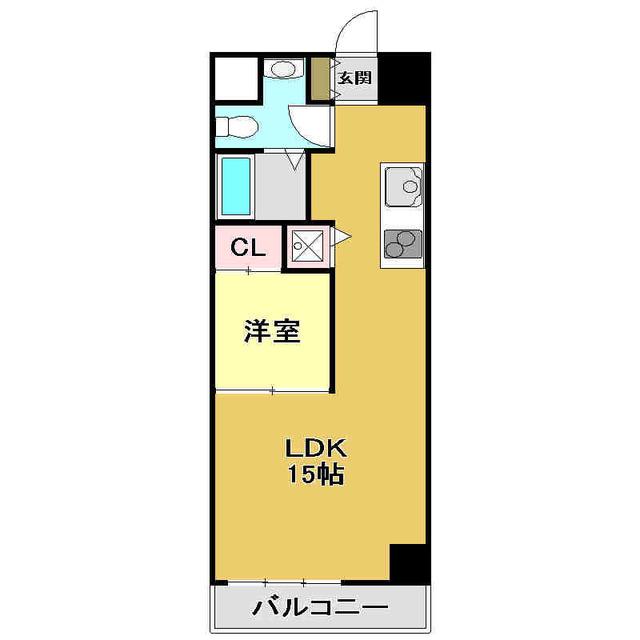 アルコ-2(1K/4階)の間取り写真