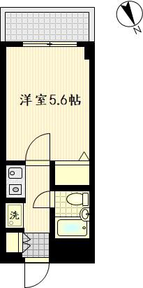アーバンヒルズマンション日吉(1K/3階)の間取り写真