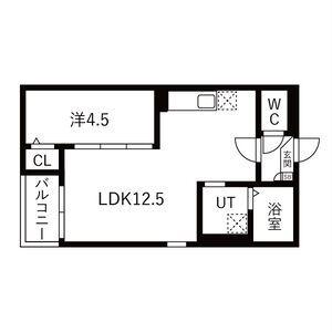 JACK MIYOSHIV(1LDK/2階)の間取り写真