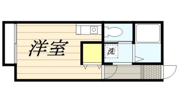 コンフォート緑が丘(ワンルーム/2階)の間取り写真
