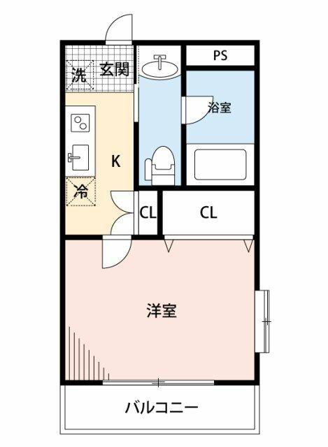 マイナビSTAY浦安南口(1K/3階)の間取り写真