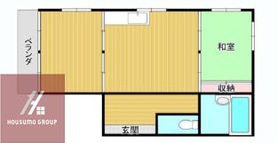 金城マンション(2LDK/4階)の間取り写真