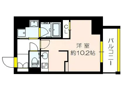MORINOMIYA HOUSE(ワンルーム/5階)の間取り写真