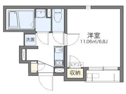 レオネクスト和光四番館(ワンルーム/1階)の間取り写真