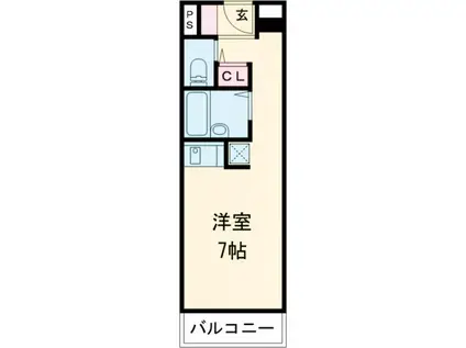 サムティ神戸浜崎通(ワンルーム/3階)の間取り写真