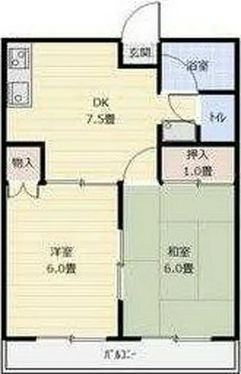 フラワーハイツ 2階階 間取り