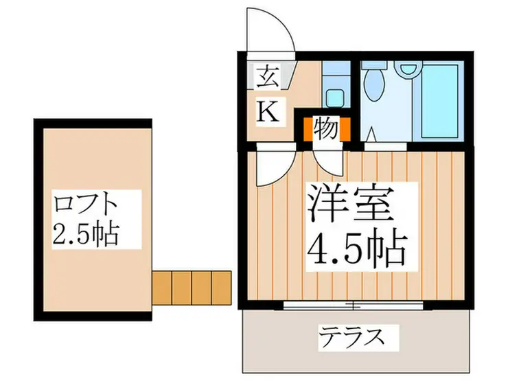 ライフピアノーブル 1階階 間取り