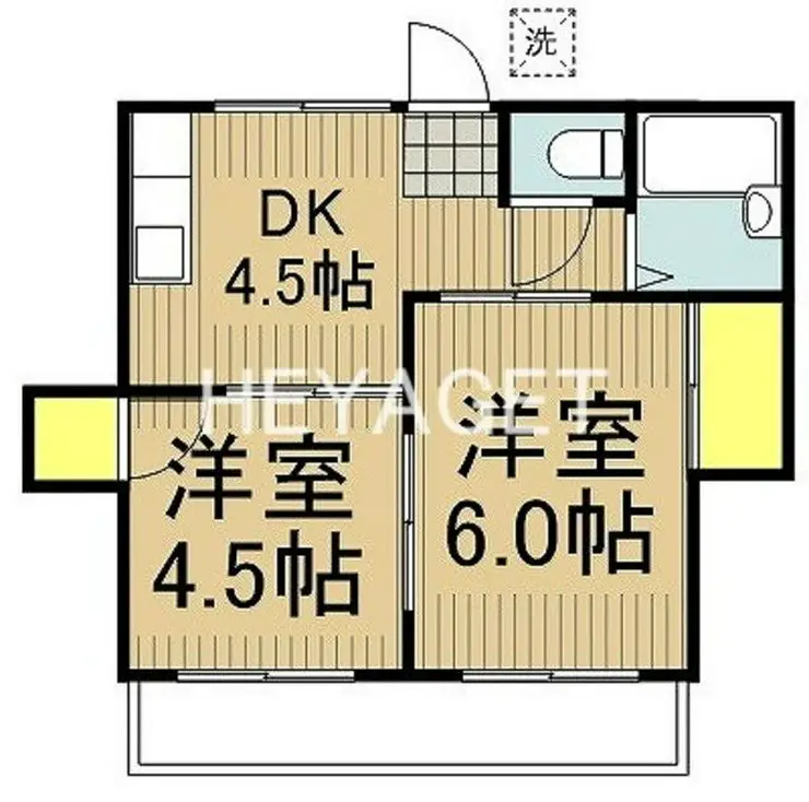 山田屋荘 2階階 間取り