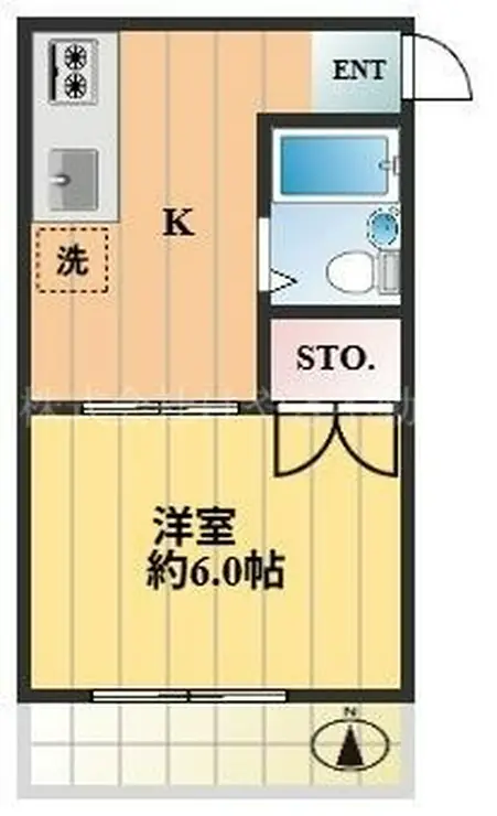 ベンジーフラッツ志村 3階階 間取り