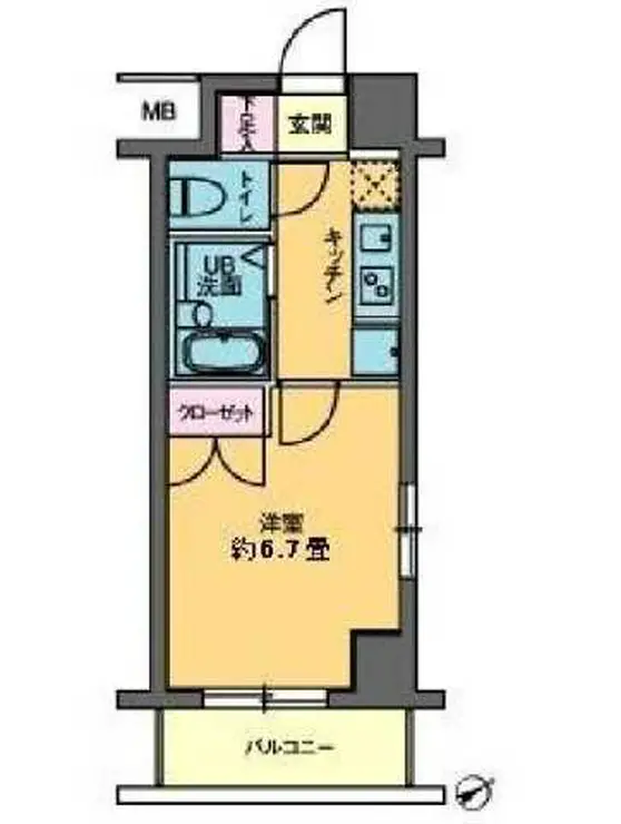 カスタリア要町 3階階 間取り