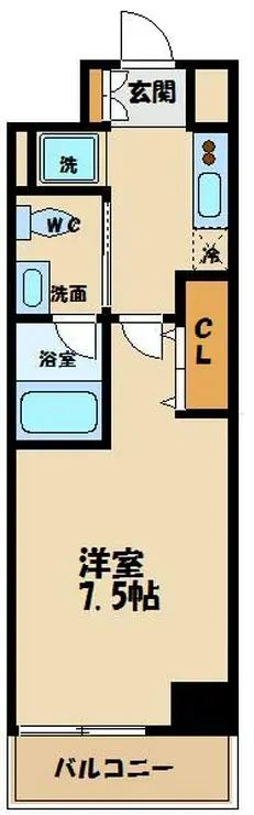 プラウドフラット仙川 4階階 間取り