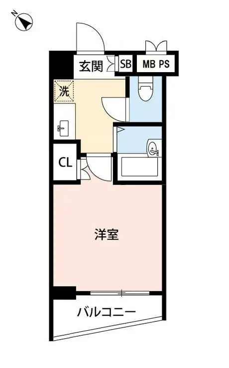 クレアシオン市ヶ谷西 9階階 間取り