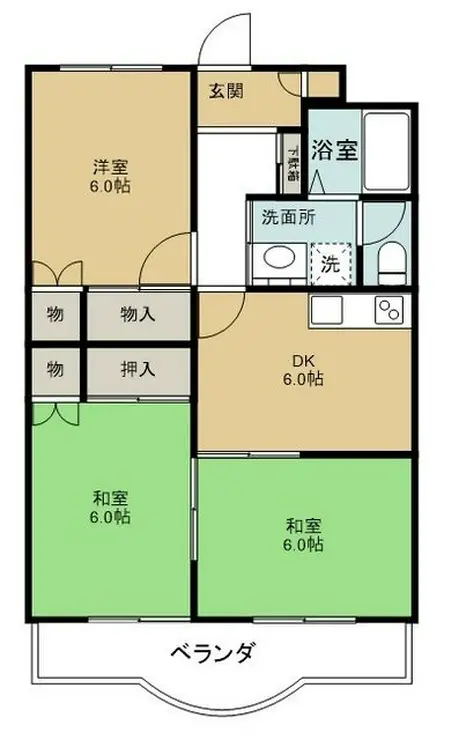 コンフォート22 3階階 間取り