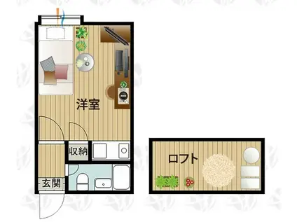 BCASA 成増RE-BORN(ワンルーム/2階)の間取り写真