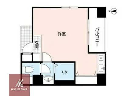 ビクトワーレ(1K/2階)の間取り写真