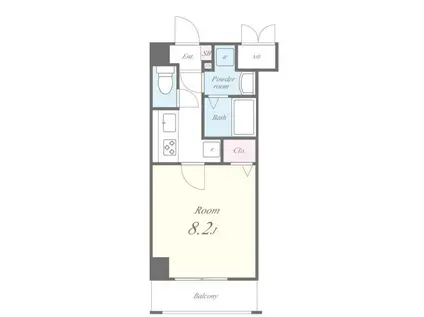 LA VILLAGE NOUMEA(1K/2階)の間取り写真