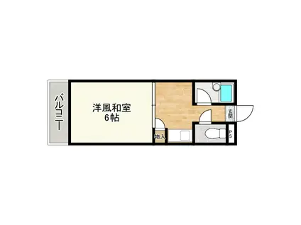 モリビル京橋(1K/5階)の間取り写真