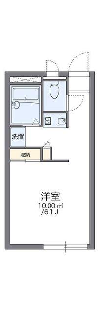 レオパレスエルドラード(1K/2階)の間取り写真