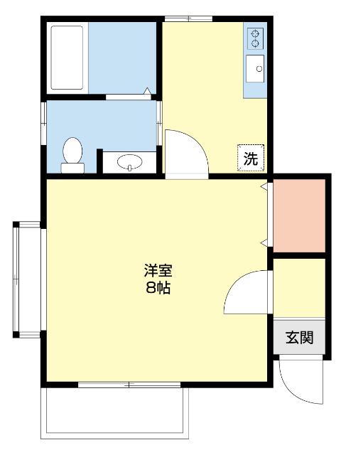SAISON(1K/3階)の間取り写真