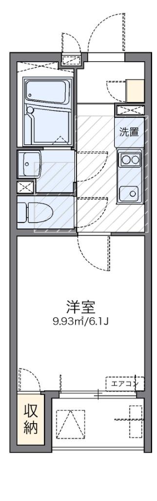 レオネクストNYT(1K/3階)の間取り写真
