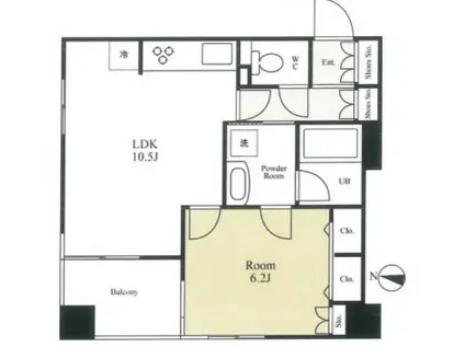 ソフィア両国アネックス(1LDK/7階)の間取り写真