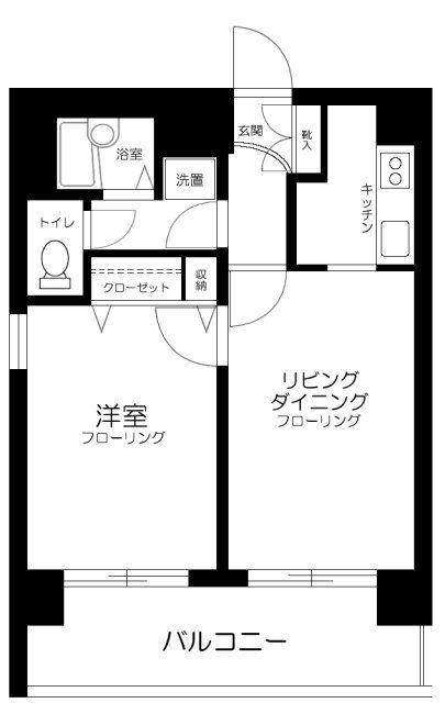 ア・ヴェーラ並木(1LDK/6階)の間取り写真