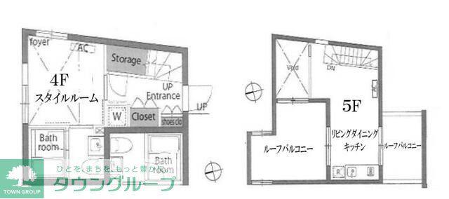 ミレドゥーエ笹塚(1LDK/4階)の間取り写真