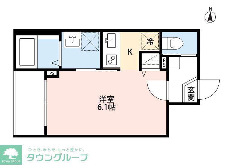 ROBOT HOME 日進II(1K/3階)の間取り写真