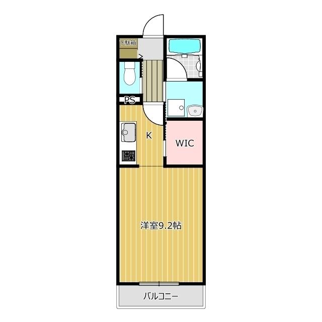 LA RAZETTA(1K/1階)の間取り写真