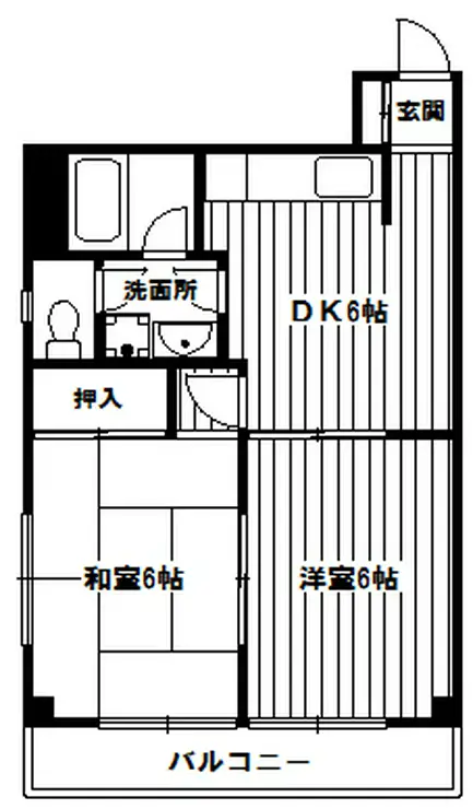 ホワイトパレス鷺宮 2階階 間取り