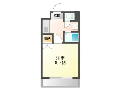 マサモトマンション (1K/3階)の間取り写真