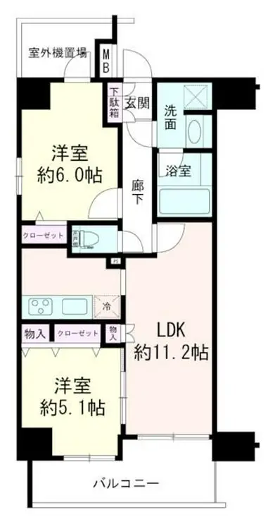 日神パレステージ田端 9階階 間取り