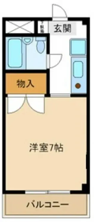 ヴェルデ多摩川 2階階 間取り