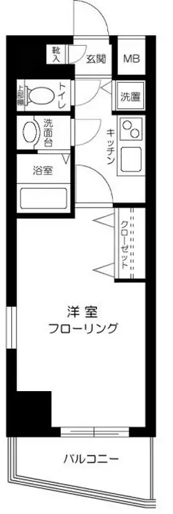 メゾン・ド・ヴィレ高輪 9階階 間取り