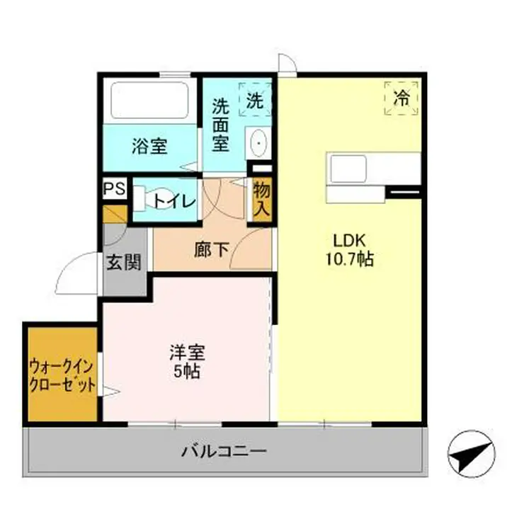 ウェルデンス幕張 3階階 間取り