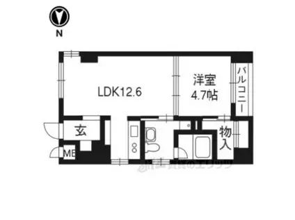 DO DO HOUSE(1LDK/3階)の間取り写真