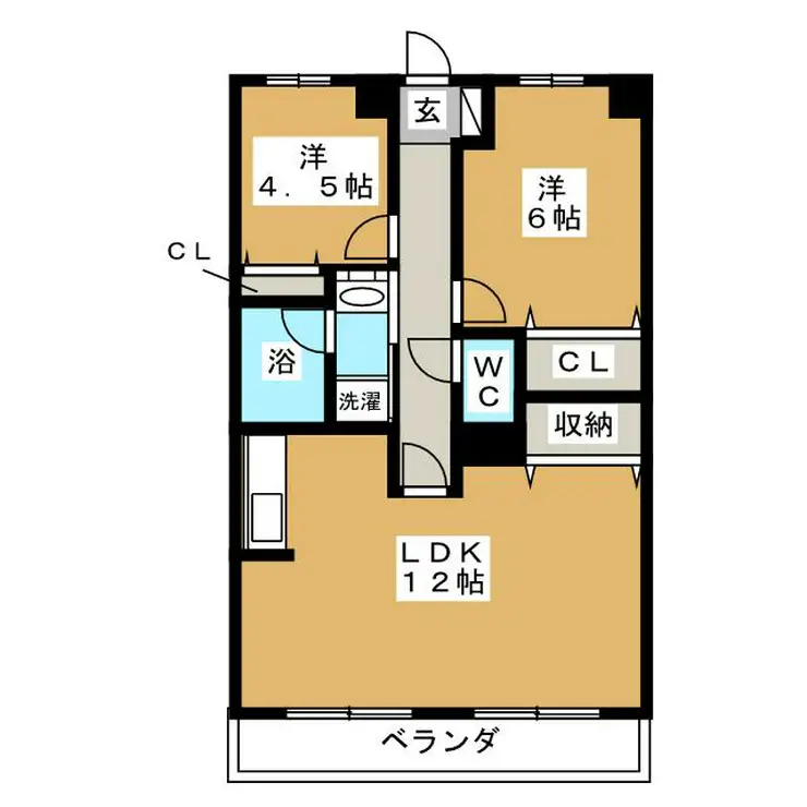 エステージ金沢文庫 2階階 間取り