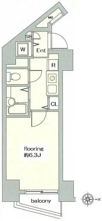 グランヴァン池袋西 4階階 間取り