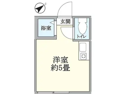 ティーエム古市場2(ワンルーム/1階)の間取り写真